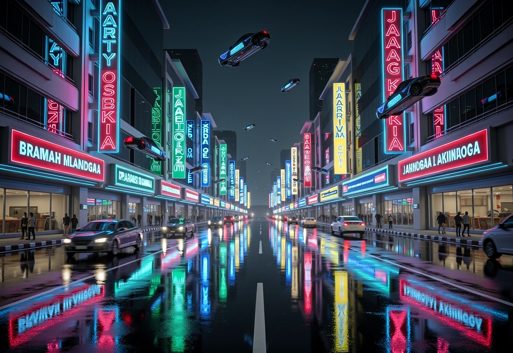 Jakarta Neon 2088 visual